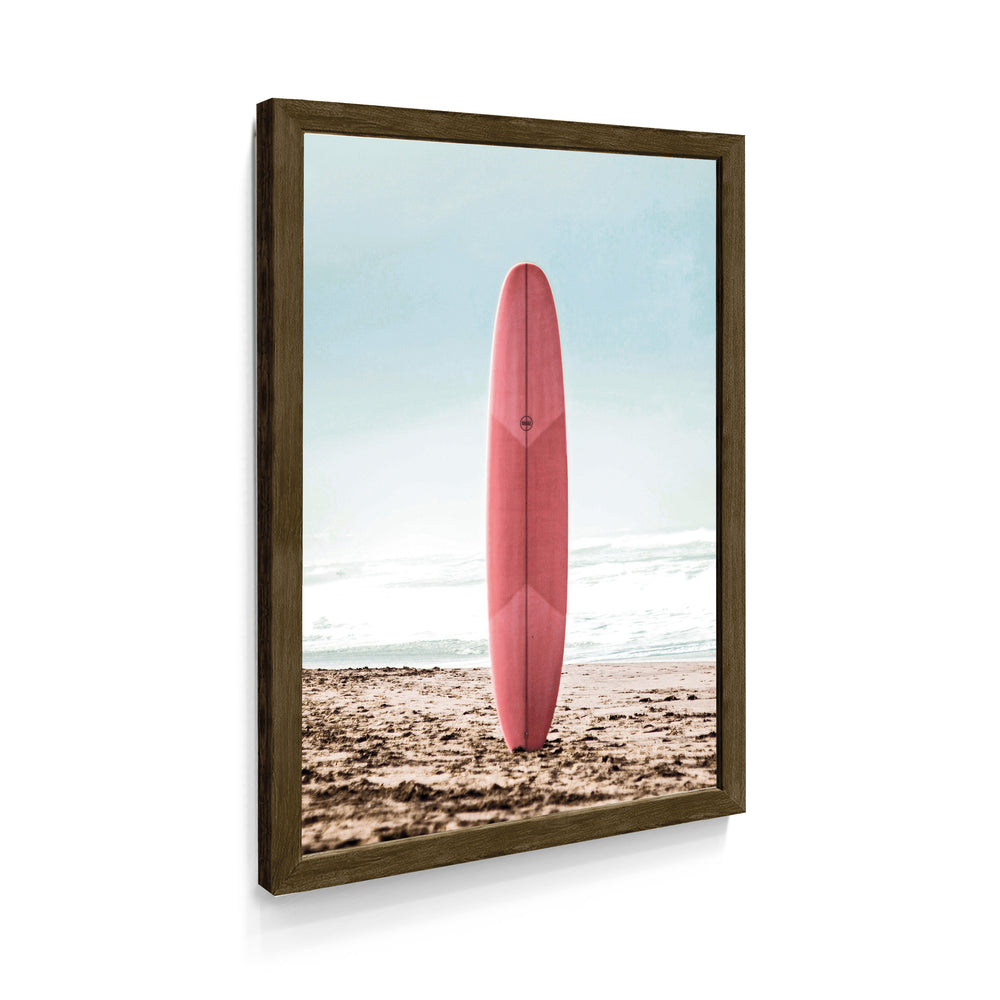 Quadro Prancha de Surf Rosa