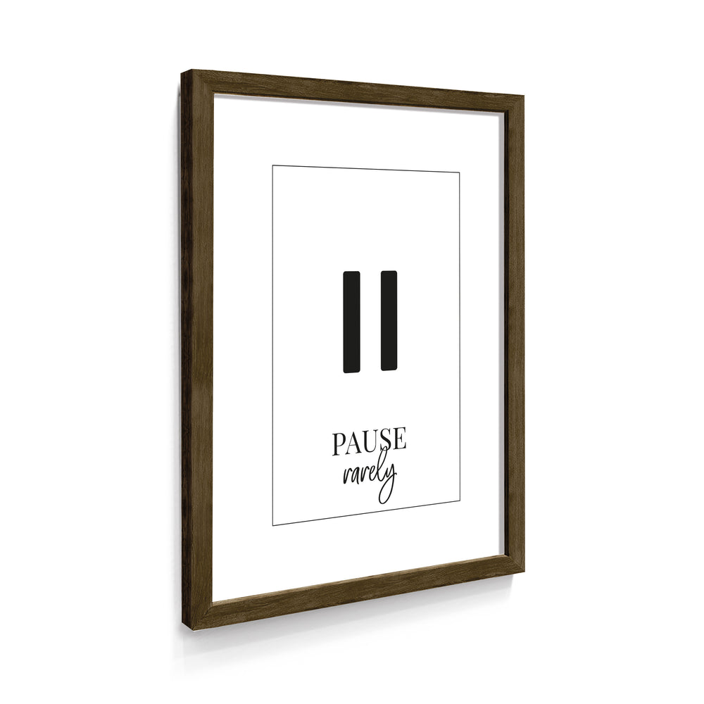 Quadro Individual - Pause