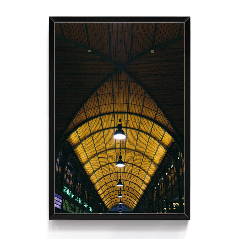 Quadro Insdustrial Estação Iluminada