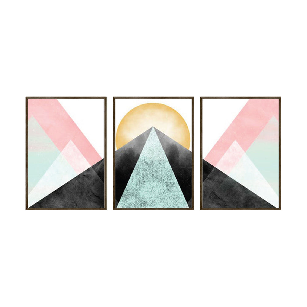 Composição de quadros Triângulos ao Sol