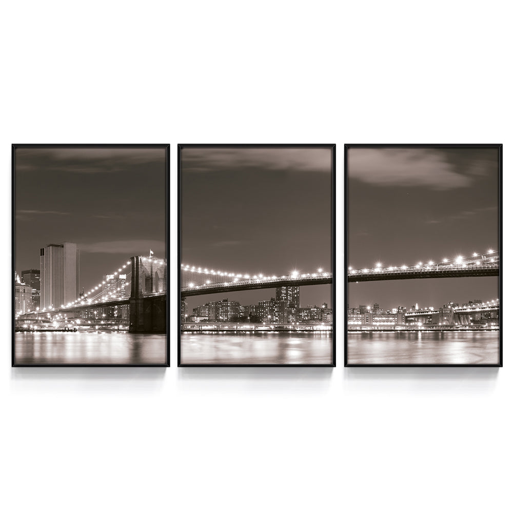 Composição de quadros Manhattan Bridge