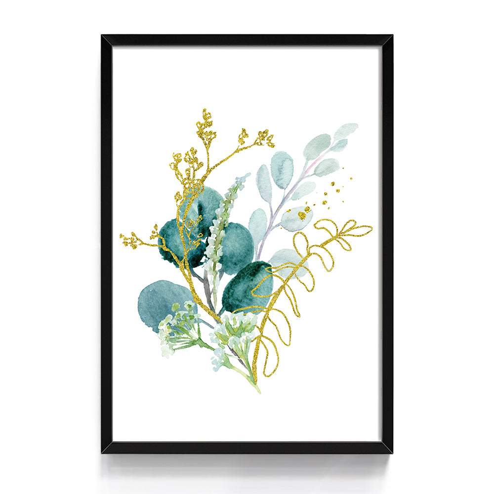 Quadro Floral Azul III