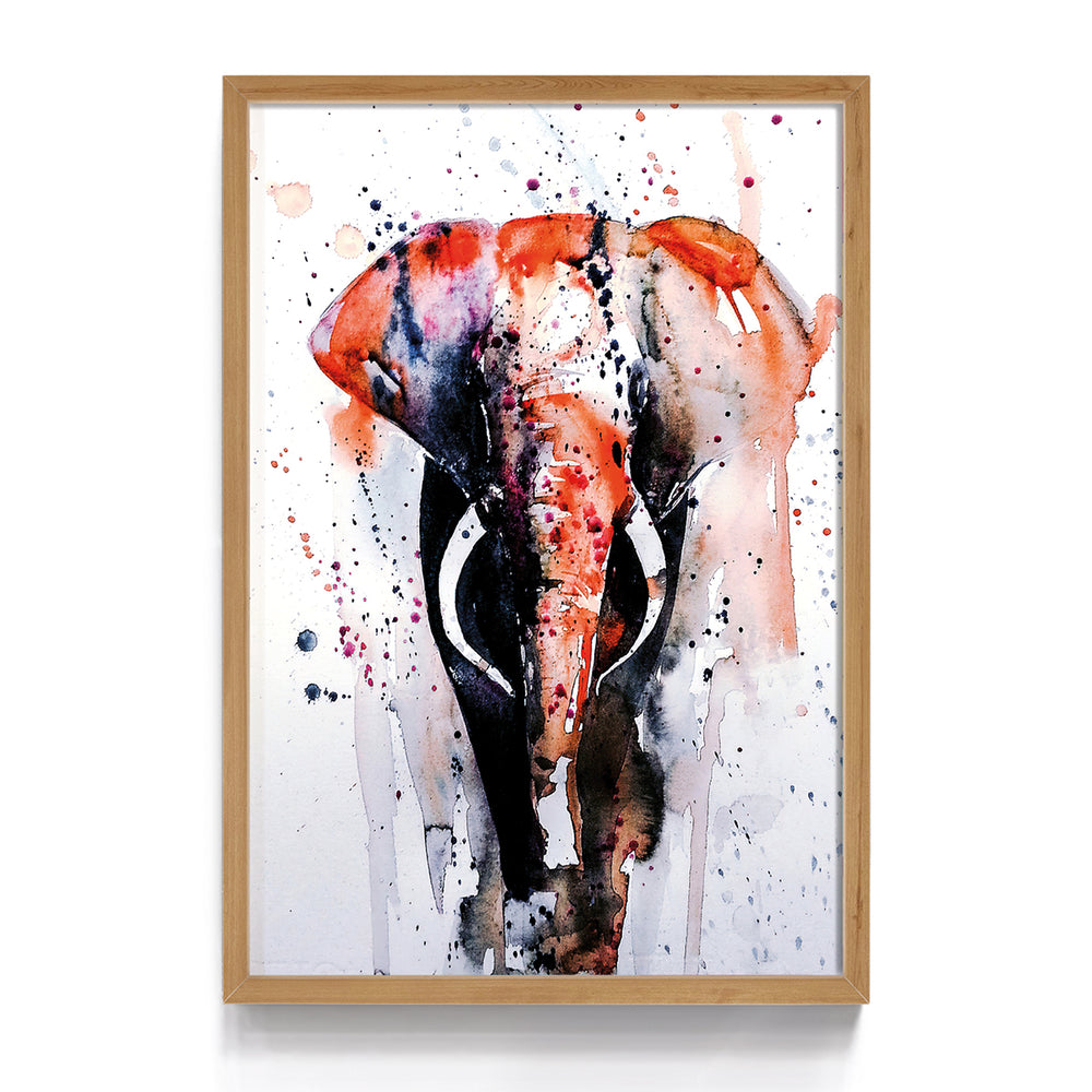 Quadro abstrato Elefante