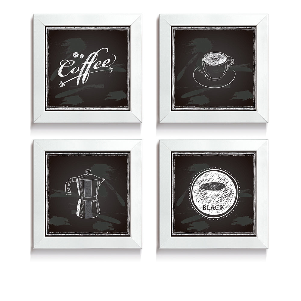 Composição de quadros Black Coffee