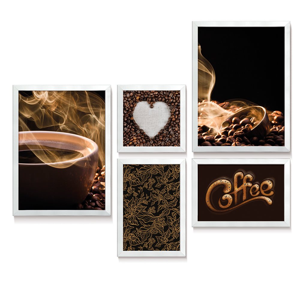 Composição de quadros Hot Coffee