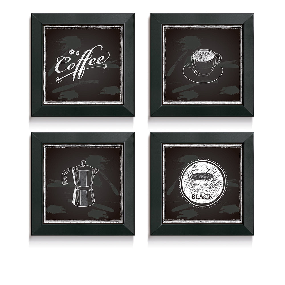 Composição de quadros Black Coffee