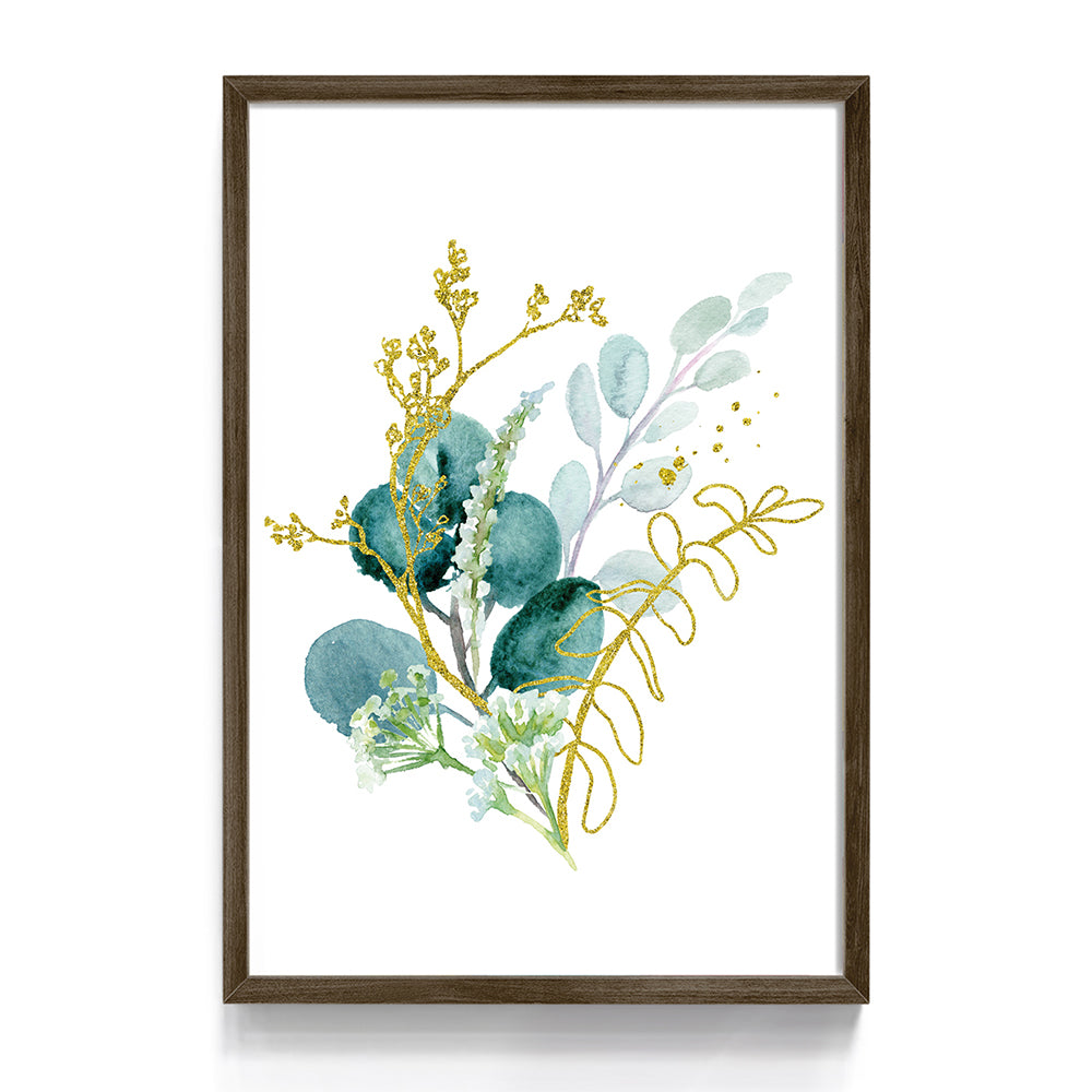 Quadro Floral Azul III