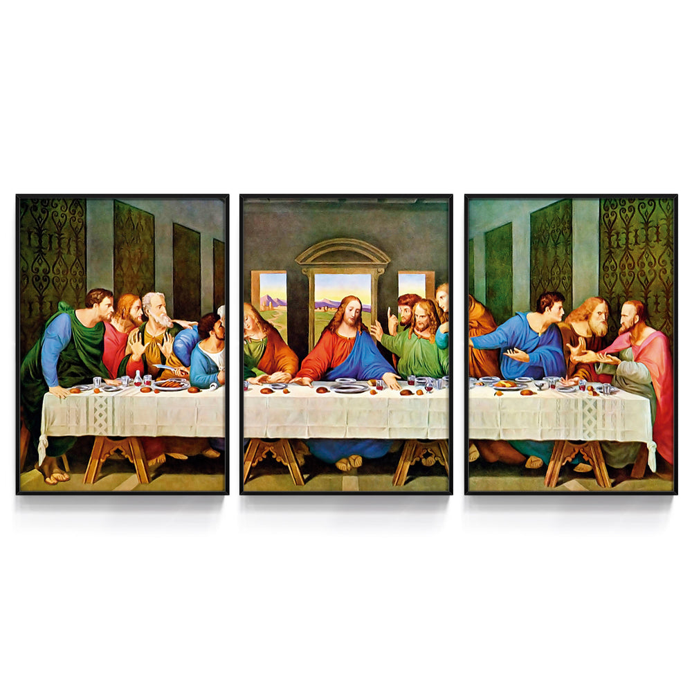 Composição de quadros Comunhão dos Apóstolos - Emoldurado