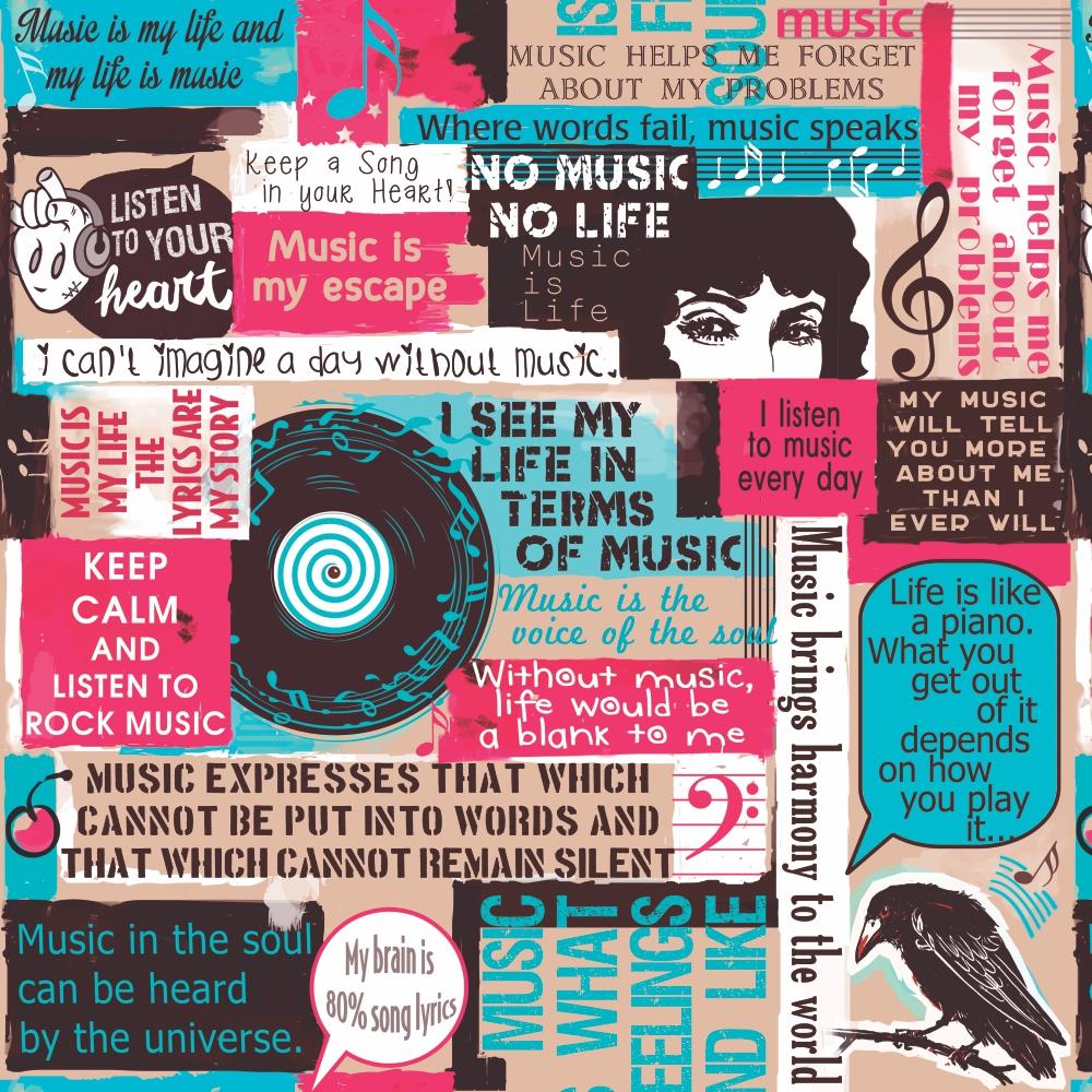 Papel de parede Music Heart