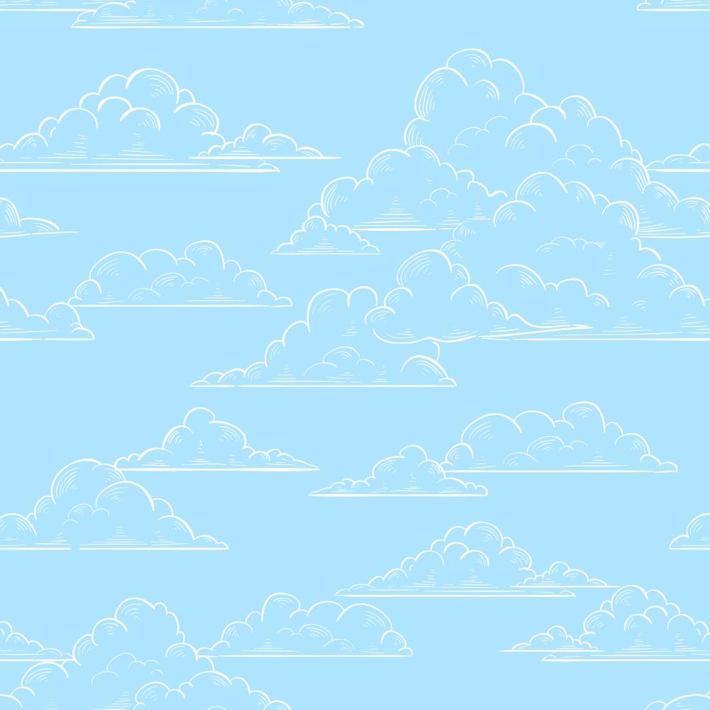 Papel de parede Nuvens Sopro no Céu 2