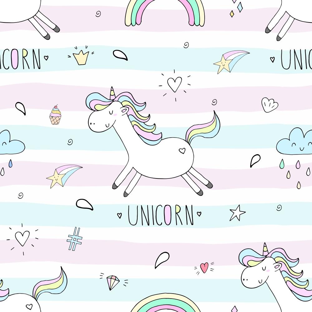 Papel de parede Happy Unicorn