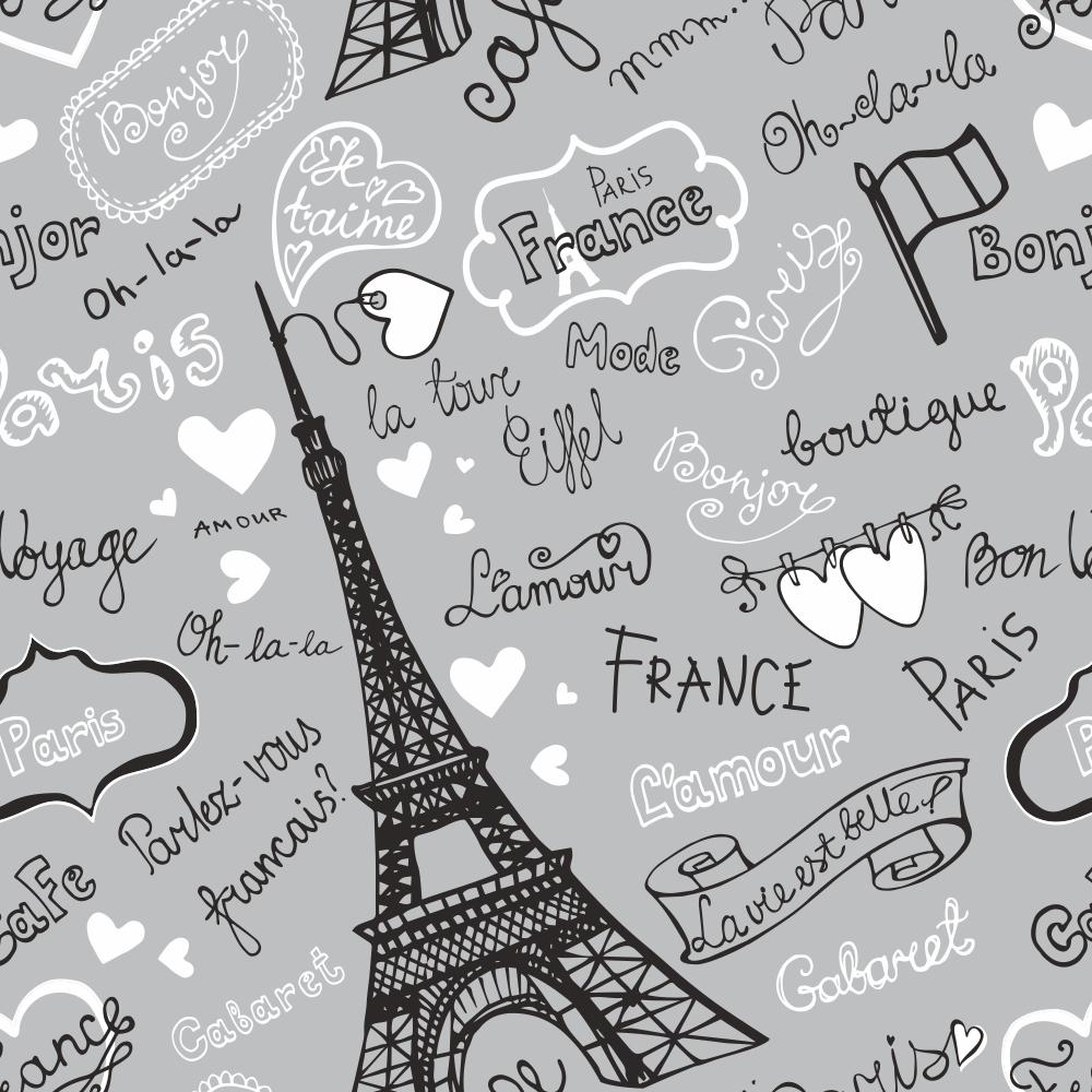 Papel de parede Bon Voyage Paris