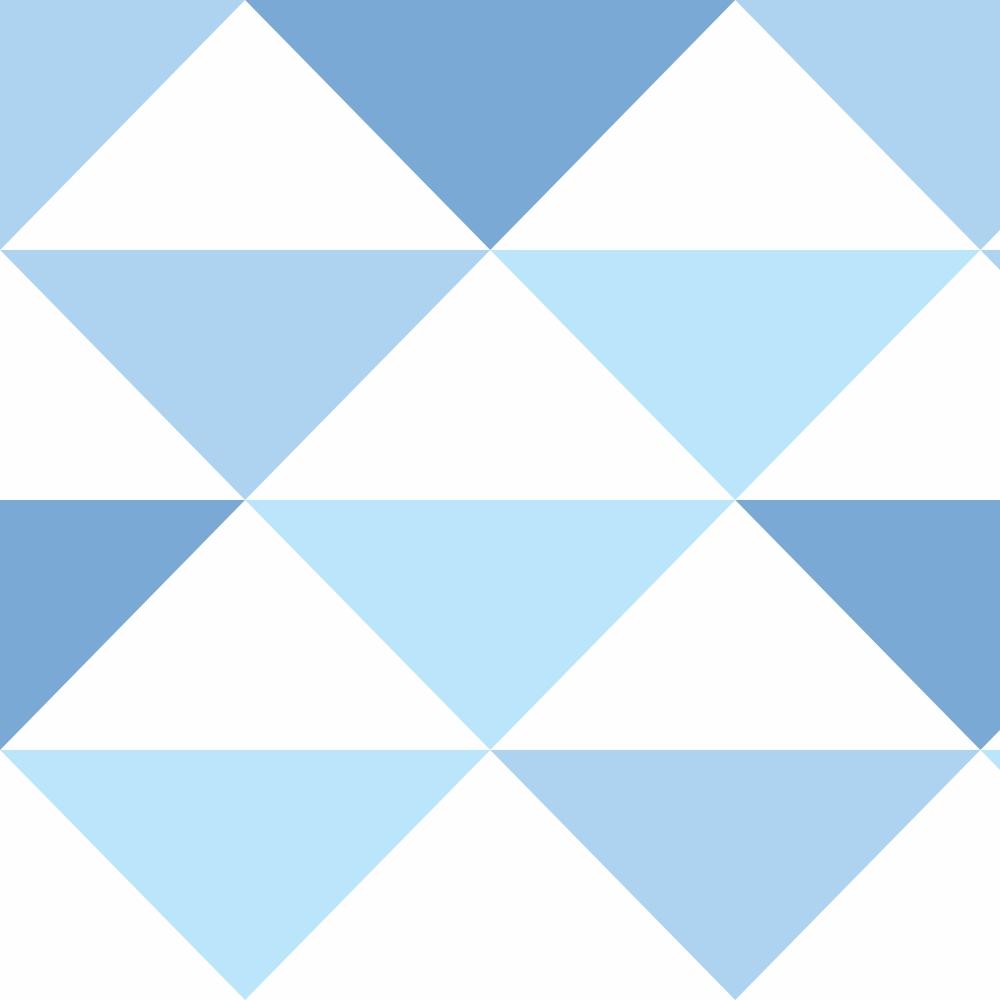 Papel de parede Triângulos Azuis 2