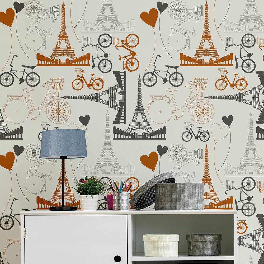 Papel de parede Bicicletas Paris