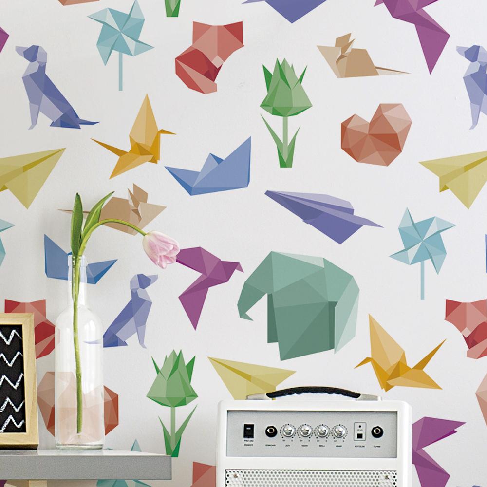Papel de parede Origami