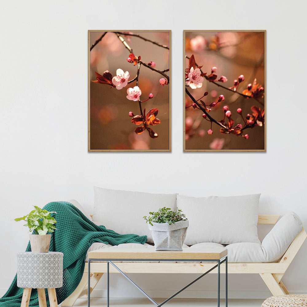 Composição de quadros Cerejeiras Ornamentais
