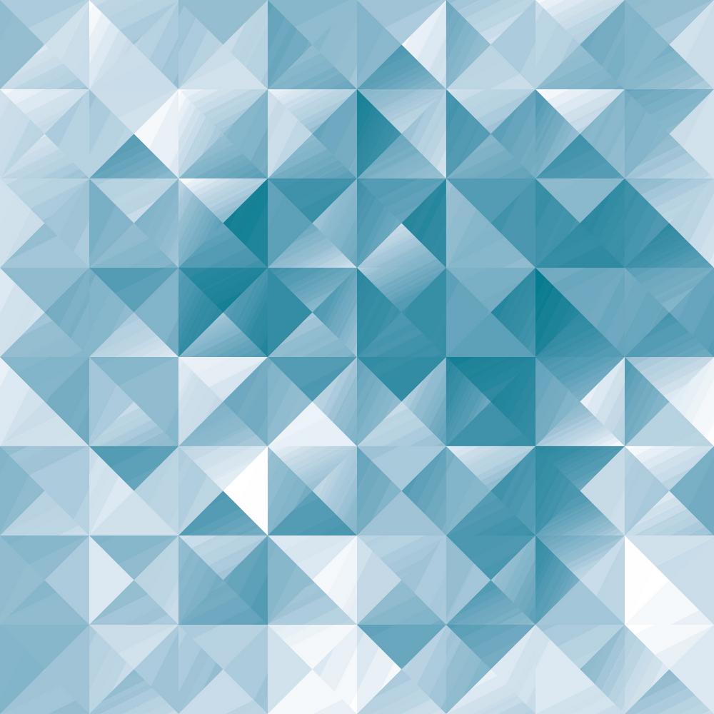 Papel de Parede Adesivo Triângulo Degradê Azul