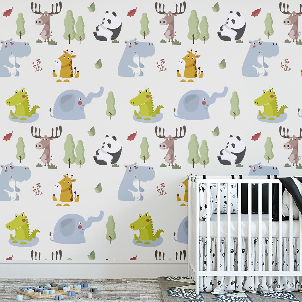 Papel de parede Baby Safari 4