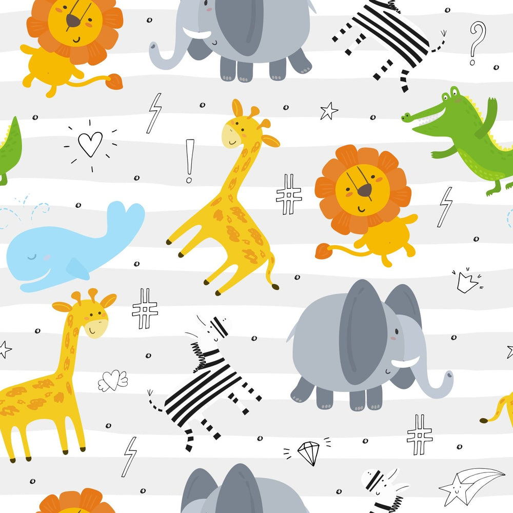 Papel de parede Baby Safari 2