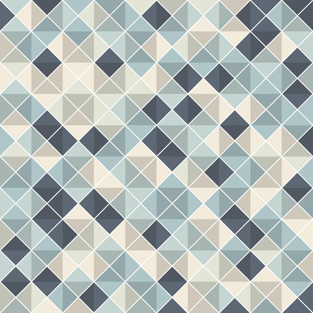 Papel de parede Pastilha Azul 1