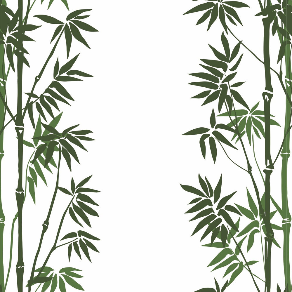 Papel de parede Folha de Bambu Verde