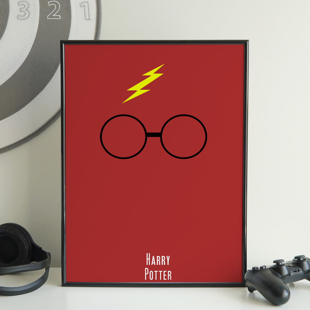 Quadro Símbolos Harry Potter